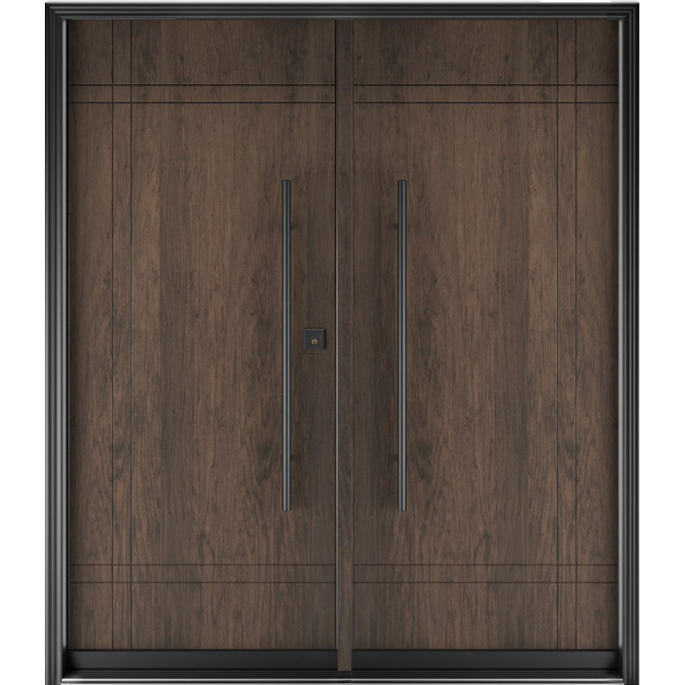 Fiberglass Woodgrain/Smooth Exterior Door - Double Entry Door